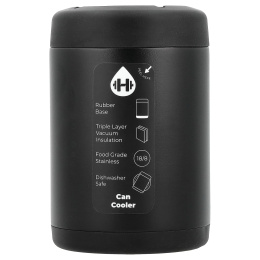 HydroJug, Охладитель для стандартных банок, черный, 12 унций