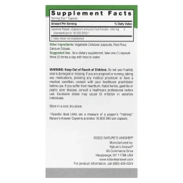 Nature's Answer, Кайенский перец (Capsicum Annuum), 90 растительных капсул