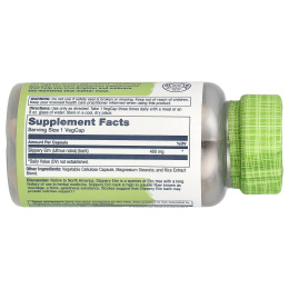 Solaray, Вяз ржавый, 400 мг, 100 легко глотаемых капсул