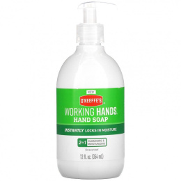 O'Keeffe's, Working Hands Hand Soap, Unscented, 12 fl oz (354 ml)