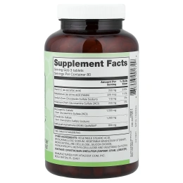 Vitacost, Synergy®, глюкозамин и хондроитин, включая OptiMSM® и витамин C, 240 таблеток