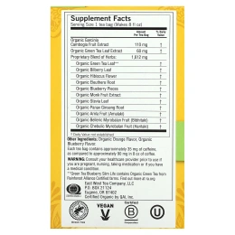 Yogi Tea, Slim Life, зеленый чай с черникой, 16 чайных пакетиков, 32 г (1,12 унции)