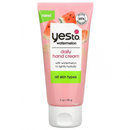 Yes To, ежедневный крем для рук, арбуз, 85 г (3 унции)