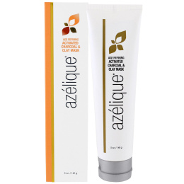 Azelique, Антивозрастная маска с активированным углем & глиной, с азелаиновой кислотой, выводит токсины и успокаивает кожу, без парабенов, без сульфатов, 5 унций (140 г)