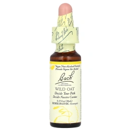 Bach, Original Flower Remedies, дикий овес, 10 мл (0,35 жидк. Унции)