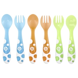 Munchkin, Multi ™, вилки и ложки, для детей старше 12 месяцев, набор из 6 предметов