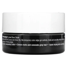 Lottabody, Control Me, Edge Gel, черный, с маслом кокоса и ши, 63,7 г (2,25 унции)