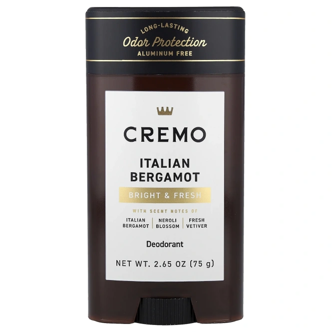Cremo, Дезодорант, итальянский бергамот, 75 г (2,65 унции)