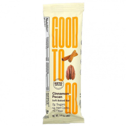 Good To Go, Soft Baked Bars, Keto, корица и пекан, 9 батончиков, 40 г (1,41 унции) каждый