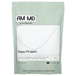 Amy Myers MD, Paleo Protein, с ванильным вкусом, 554 г (19,54 унции)