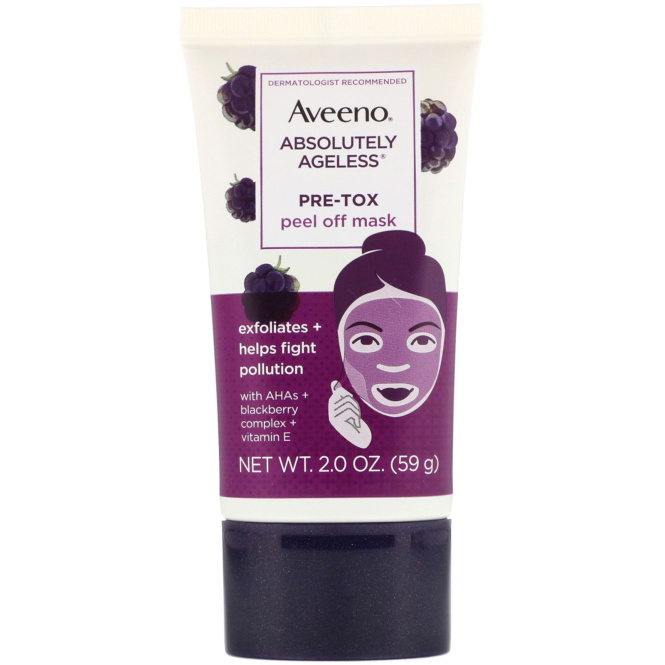 Aveeno, Абсолютно нестареющий, очищающая маска Pre-Tox, 2 унции (59 г)