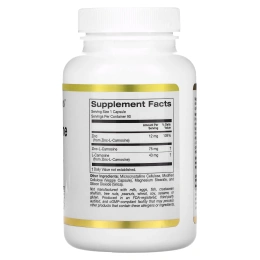 California Gold Nutrition, комплекс с цинк-L-карнозином, 90 вегетарианских капсул