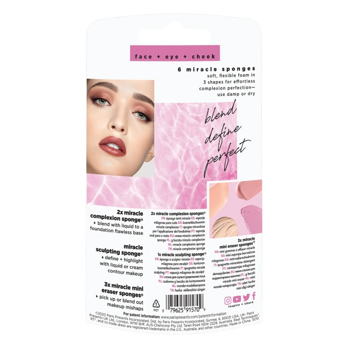 Real Techniques, Чудесные спонжи, 6 шт.