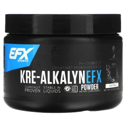 EFX Sports, Порошок Kre-Alkalyn EFX, натуральный вкус, 100 г