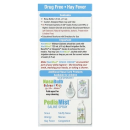 NeilMed, Для детей, Sinus Rinse®, для детей от 2 лет, 1 флакон, 60 пакетиков с готовой смесью