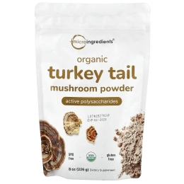Micro Ingredients, порошок из органического трутовика разноцветного, 226 г (8 унций)