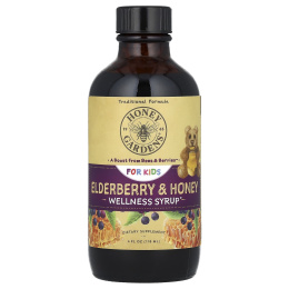 Honey Gardens, для детей, оздоровительный сироп, бузина и мед, 118 мл (4 жидк. унции)