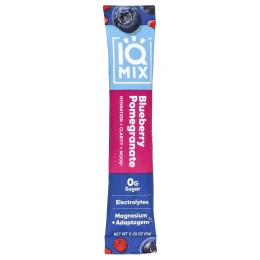 IQBAR, IQMIX®, смесь для увлажнения, чистоты и настроения, со вкусом голубики и граната, 20 стиков по 8 г (0,28 унции)