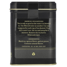 Harney & Sons, черный чай, абрикос, 112 г (4 унции)