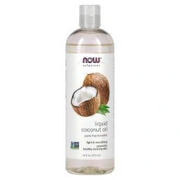 Now Foods, Жидкое кокосовое масло, чистое ректифицированное, 473 мл