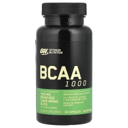 Optimum Nutrition, Аминокислотный комплекс BCAA 1000 Caps, большая упаковка, 1 г, 60 капсул
