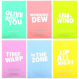 I Dew Care, Let's Get Sheet Faced, набор тканевых масок на 14 дней, 14 шт. по 20 мл (0,67 жидк. унции)