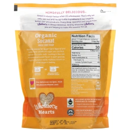 Wholesome Sweeteners, Inc., Органический Sucanat, Цельный тростниковый сахар, 2 фунта (907 г)