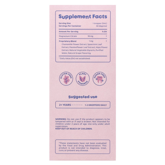 JoySpring, Calmify, жидкий магний, 30 мл (1 жидк. унц.)