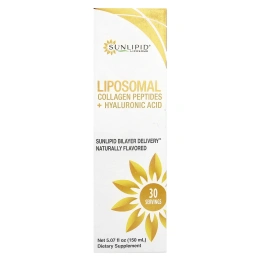 Sunlipid, липосомальные пептиды коллагена и гиалуроновая кислота, 150 мл (5,07 жидк. унции)