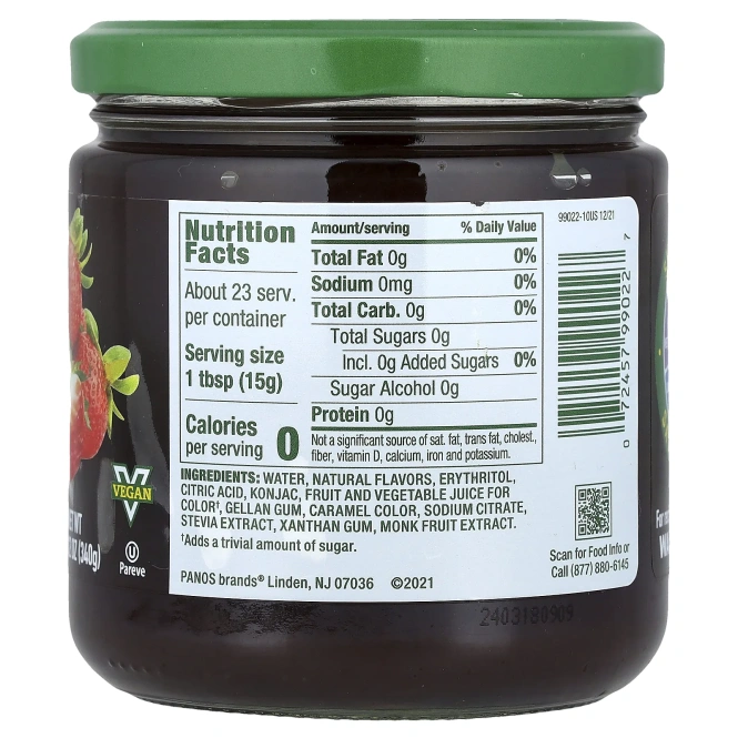 Walden Farms, Клубничный спред, 12 унций (340 г)