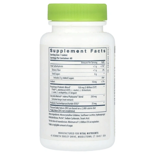 Vital Nutrients, Pro-Men®, пробиотик, 60 веганских таблеток