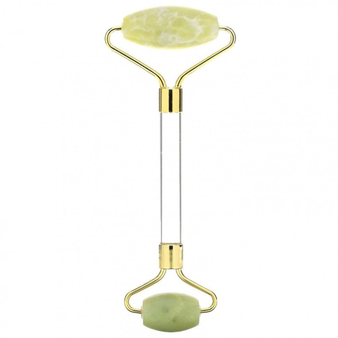 Mei Apothecary, массажер-ролик для лица из нефрита, 1 шт