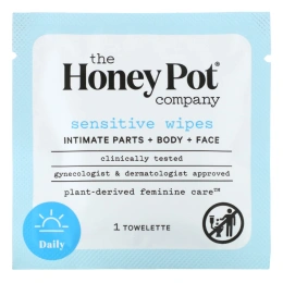 The Honey Pot Company, Салфетки Sensitive, 15 отдельных салфеток