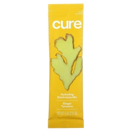 Cure Hydration, Hydration Mix, Golden Hour, средство для восполнения потерь жидкости, имбирь и куркума, 14 пакетиков по 8,3 г (0,29 унции)