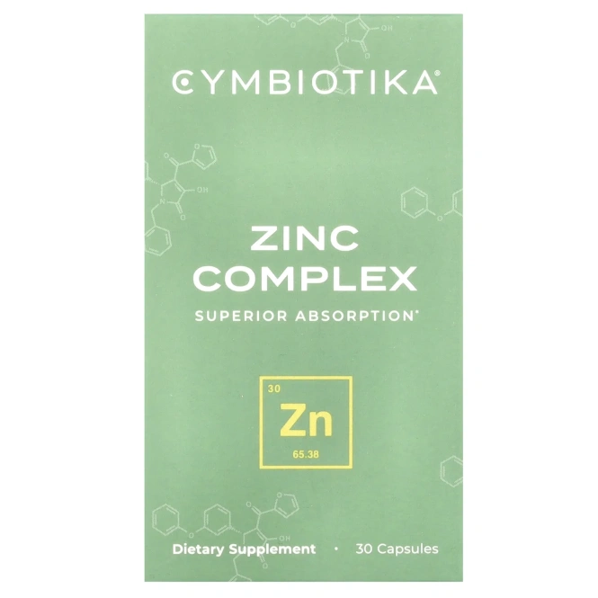 Cymbiotika, Zinc Complex, 30 капсул