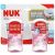 NUK, Evolution 360 Cup, от 8 месяцев, розовый, 2 упаковки, 8 унций (240 мл) каждая