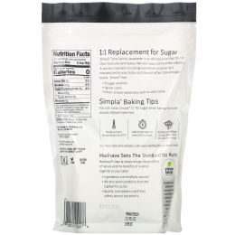 Madhava Natural Sweeteners, Simpla, чистый и простой вкус, безкалорийный подсластитель на основе аллюлозы, 340 г (12 унций)
