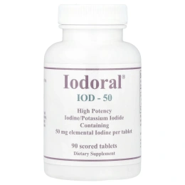 Optimox Corporation, Йодорал, 50 мг, 90 таблеток