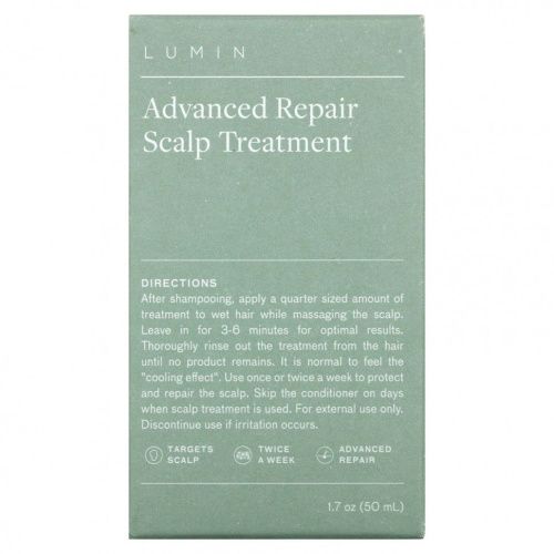 Lumin, Advanced Repair, средство для кожи головы, 50 мл (1,7 унции)