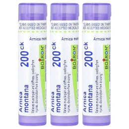 Boiron, Arnica montana 200CK, 3 упаковки по 80 гранул