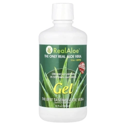 Real Aloe Inc., Гель алоэ вера, 32 жидкие унции (960 мл)