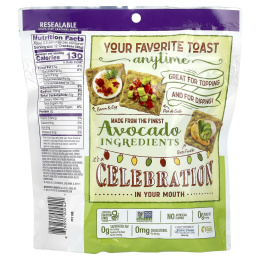 Crunchmaster, Avocado Toast, хрустящие рисовые крекеры, соль и перец, 100 г (3,54 унции)