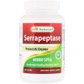 Best Naturals, Serrapeptase, 40000 SPUs, 90 VCAPS