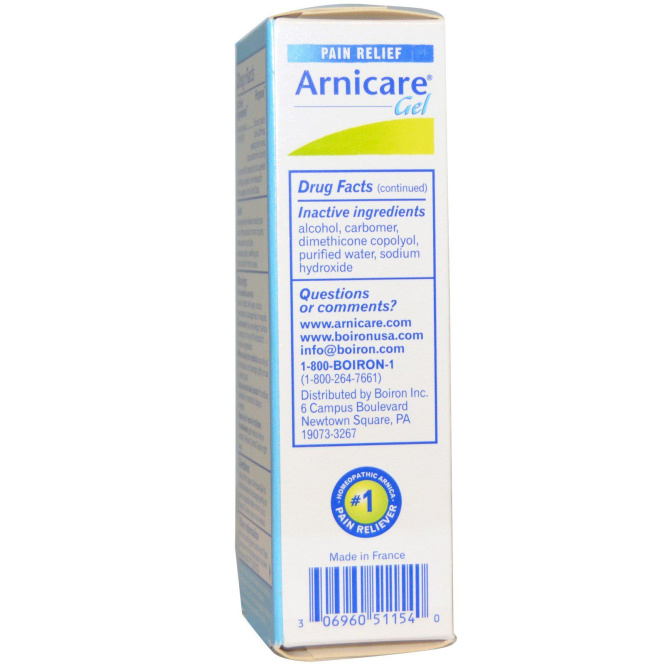 Boiron, Гель Arnicare, обезболивающий, 1,5 унции (45 г)
