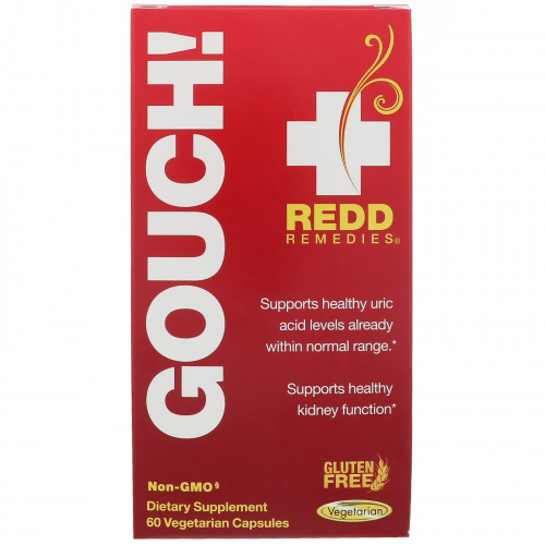 Redd Remedies, Gouch, 60 вегетарианских капсул
