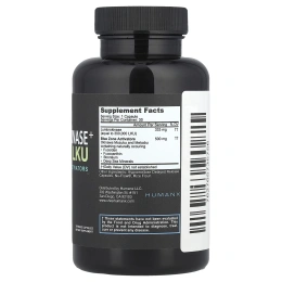 Humanx, Lumbrokinase +, 30 растительных капсул