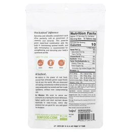 Sunfood, спирулина и хлорелла, таблетки с суперводорослями, 250 мг, 456 таблеток