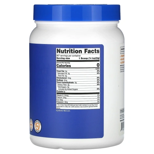 Nutricost, яблочная кислота, без добавок, 907 г (32 унции)