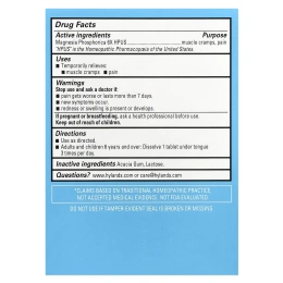 Hyland's Naturals, Cell Salt # 8, Mag Phos 6X, 100 быстрорастворимых таблеток