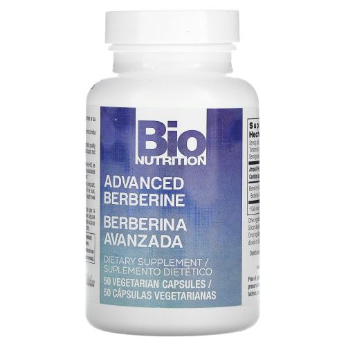 Bio Nutrition, Advanced Berberine, 50 вегетарианских капсул